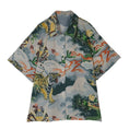 Load image into Gallery viewer, [Yang's Great Dream Series] ★China Style Shirt★ Tops Dragon Crest Dragon Pattern Dragon Print Short Sleeve Shirt Thin Summer Clothes Original
