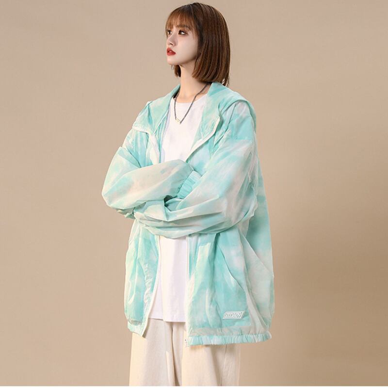 [GEBOXUAN Series] ★Jacket★ 2color Outer Thin Summer Clothes Sun Protection Unisex Men's Gradient