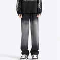 Load image into Gallery viewer, [BIGEMAN series] ★Denim pants★ Bottoms pants men's large size gradation black black
