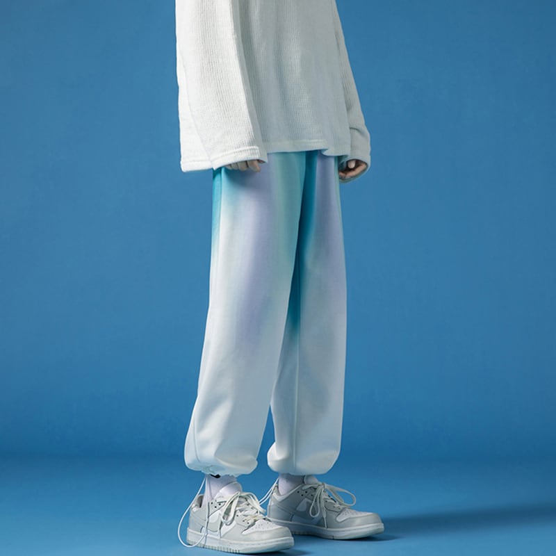 [BIGEMAN Series] ★Casual Pants★ 2color Quarter-length Bottoms Pants Unisex Men's Large Size Gradation