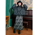 Load image into Gallery viewer, [Kokaisha---Smoke Series]★China-style skirt★Bottoms Cashmere tie-dye thick fall/winter clothes
