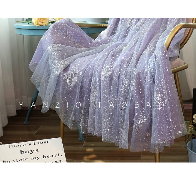 [YANZIO Series]★Love at first sight! ! Skirt★ Gradient fairy starry sky pattern Easy to match Elastic waist