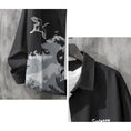 Load image into Gallery viewer, [TFQ Series] ★China style shirt★ 2 color tops, unisex, men's ink pattern, large size, black white
