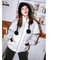 Load image into Gallery viewer, [Kokaisha---Shinkyo Series] ★China style coat★ Cotton coat Winter coat Black Black White
