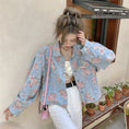 Load image into Gallery viewer, [Home Series]★Denim Jacket★ Floral Tops Outerwear Jacket Women's Short Length
