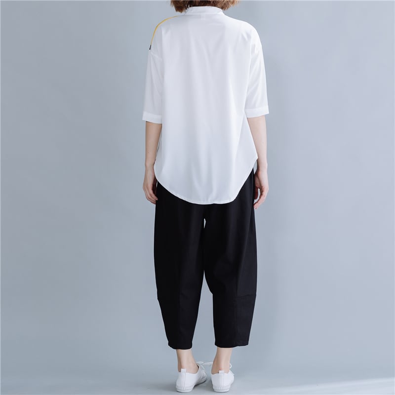 [Kobeiya Series]★Setup★ 2-piece set Shirt + Pants 2color ML XL 2XL White Black Yellow