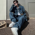 Load image into Gallery viewer, [Image Series]★Setup★ Jacket + Trousers 2-piece set Unisex Men's Denim Spring Clothes Stylish
