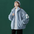 Load image into Gallery viewer, [Fujiiman Series] ★Winter Coat★ 2color Cute Unisex Men's Bear Bear Outerwear Blue Apricot SML XL 2XL
