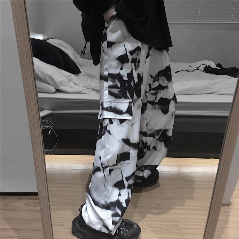 [INstudios Series]★Pants★ 2color Casual Pants Unisex Fashion White Dark Gray