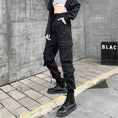 Load image into Gallery viewer, [MEITAO Series] ★Casual Pants★ Bottoms Black Autumn clothes Easy to match, slimming, stylish
