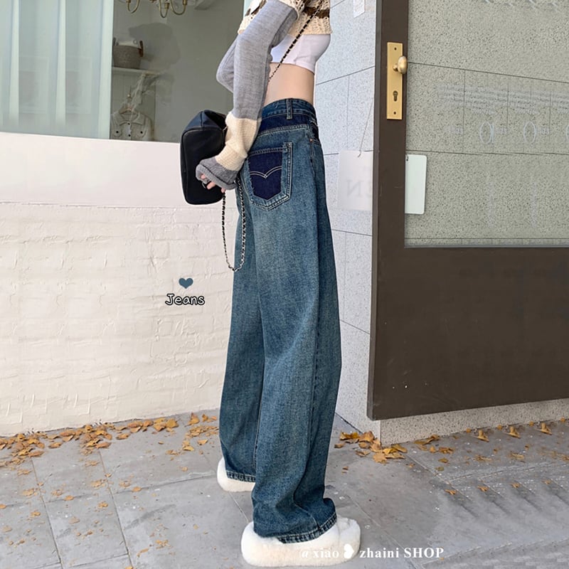 [XIAOZHAINI Series]★Denim Pants★ 2color Bottoms Trousers Ladies Fashion Stylish S M L XL