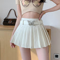 Load image into Gallery viewer, [FENGLIN Series]★Skirt with belt★ 2color bottoms mini length sexy white black black white fashion
