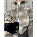 Load image into Gallery viewer, [PPG Series] ★Outer★ 2color Jacket Shirt Outer Unisex Men's Plaid Pattern Rasha
