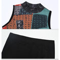 Load image into Gallery viewer, [Kokaisha---Shinkyo Series]★China style T-shirt★ Tops Sleeveless Camisole Letter pattern Unique Original
