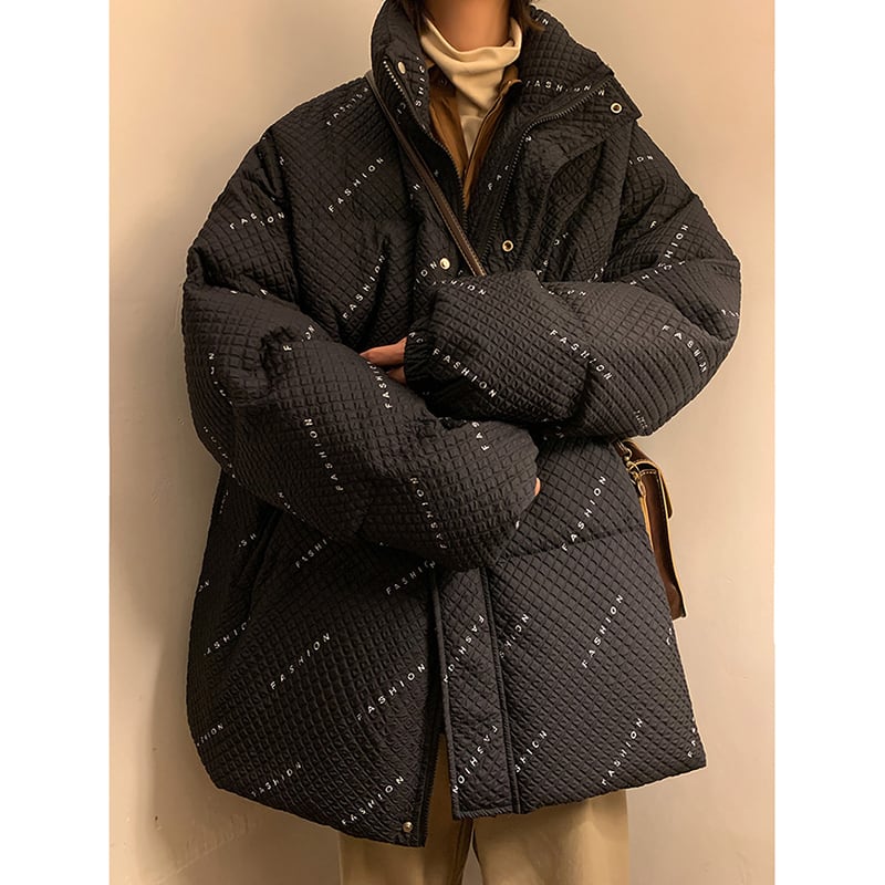 [NANSHI Series] ★Cotton coat★ 2color outer winter coat unisex men's large size thick warm