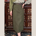 Load image into Gallery viewer, [Misslin Fashion Series]★Setup Single Order★ Shirt or Skirt Faux Layered Striped Pattern Green
