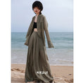 Load image into Gallery viewer, [Daiseilongshu Series]★China style pants★ 3color Gaucho pants Bottoms Wide pants Improves temperament Simple Thin
