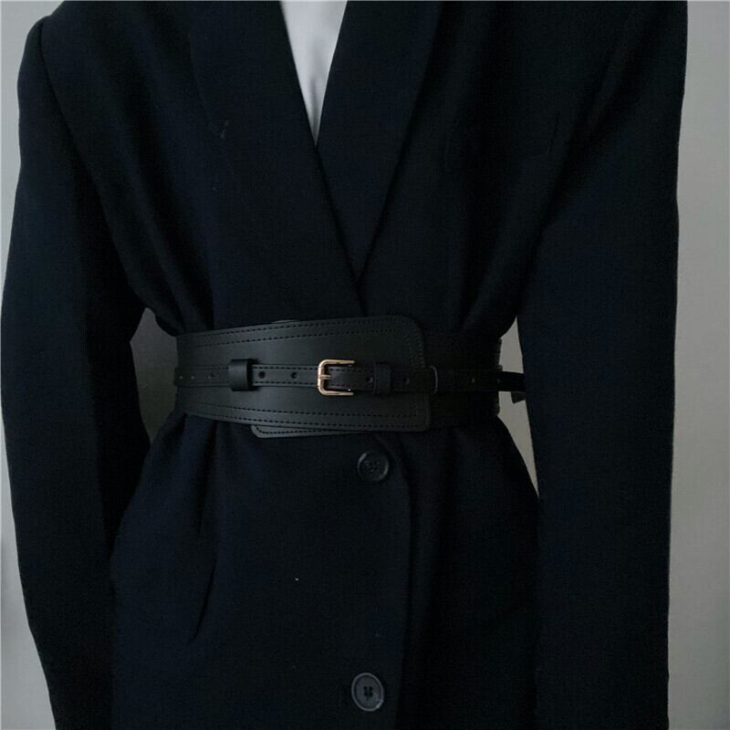 [Li Kaifu Series] ★Belt★ 3color PU Unisex Cool Accessories Small Items Black Brown Coffee Color