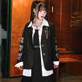 Load image into Gallery viewer, [Kokaisha --- Butterfly Effect Series] ★Blazer★ Outerwear SML Spring Clothes Easy to match Black Black Unique
