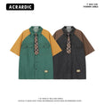 Load image into Gallery viewer, [ACRARDIC Series]★Shirt with tie★ 2color tops short sleeve shirt color scheme unisex men's denim shirt
