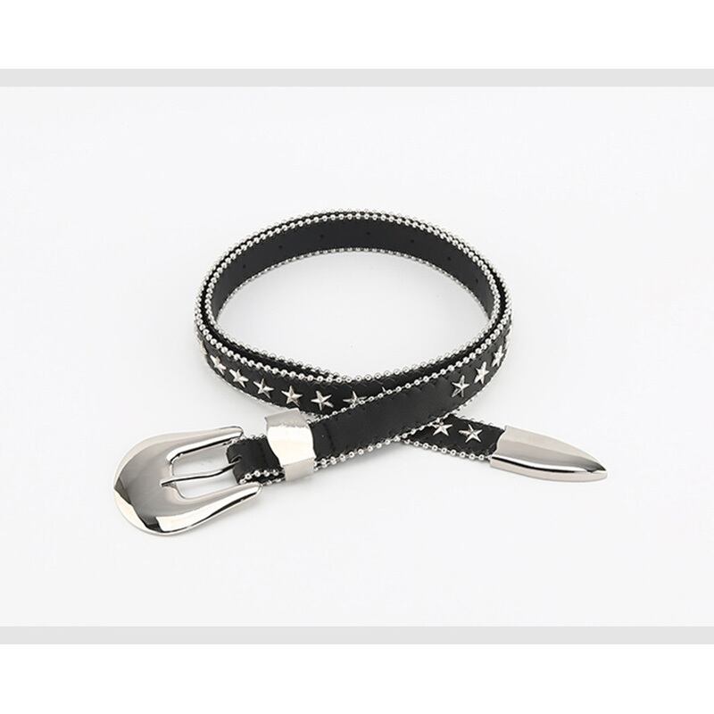 [Koseiryushu Series]★Belt★ Women's Accessories, Small Items, Decorations, Easy to Match, Stars, Metal PU