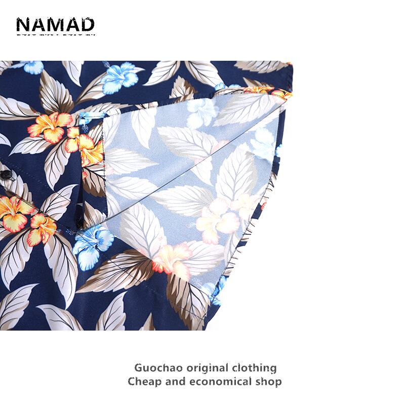 [NAMAD Series]★Setup★ 2-piece set Hawaii Aloha shirt Shirt + shorts Unisex Men's Floral pattern