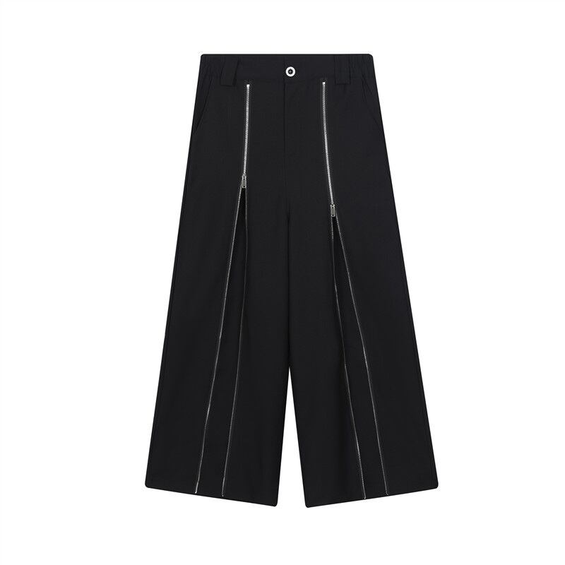 [Image Series] ★Casual Pants★ 2color Bottoms Unisex Men's Black Gray Loose