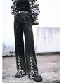 Load image into Gallery viewer, [Kokaisha---Evening time difference series]★Pants★Bottoms Denim pants Fleece lining Original Slimming SML XL
