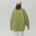 Load image into Gallery viewer, [Fujiiman Series]★Sweater★ 3color Tops Unisex Men's Fringe Black Green White
