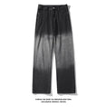 Load image into Gallery viewer, [BIGEMAN series] ★Denim pants★ Bottoms pants men's large size gradation black black
