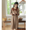 Load image into Gallery viewer, [CHIC Series]★Dress★ Faux Layered Corduroy Retro Ladies S M L XL
