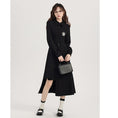 Load image into Gallery viewer, [Shojinsho Series] ★One Piece★ Irregular long sleeve dress Designed Cute Stylish Black Black
