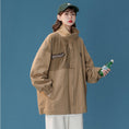 Load image into Gallery viewer, [Fujiiman series]★Jacket★ 4color outerwear unisex men's pink black beige brown
