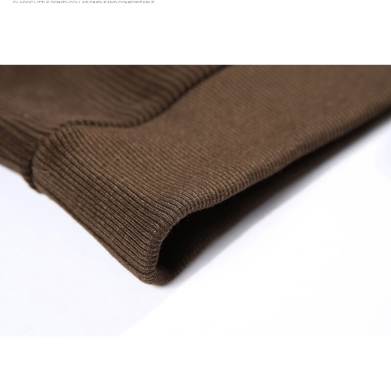 [NOVANDOO Series] ★Tops★ 4color Unisex Men's Corduroy Brown Black Gray Beige