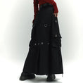 Load image into Gallery viewer, [LadyGhost Series]★Skirt★ Long skirt, slimming, casual, design, cool, black
