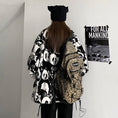 Load image into Gallery viewer, [MGJM Series] Double-sided outer coat, panda, loose, winter clothes, winter coat, black, black, fashion
