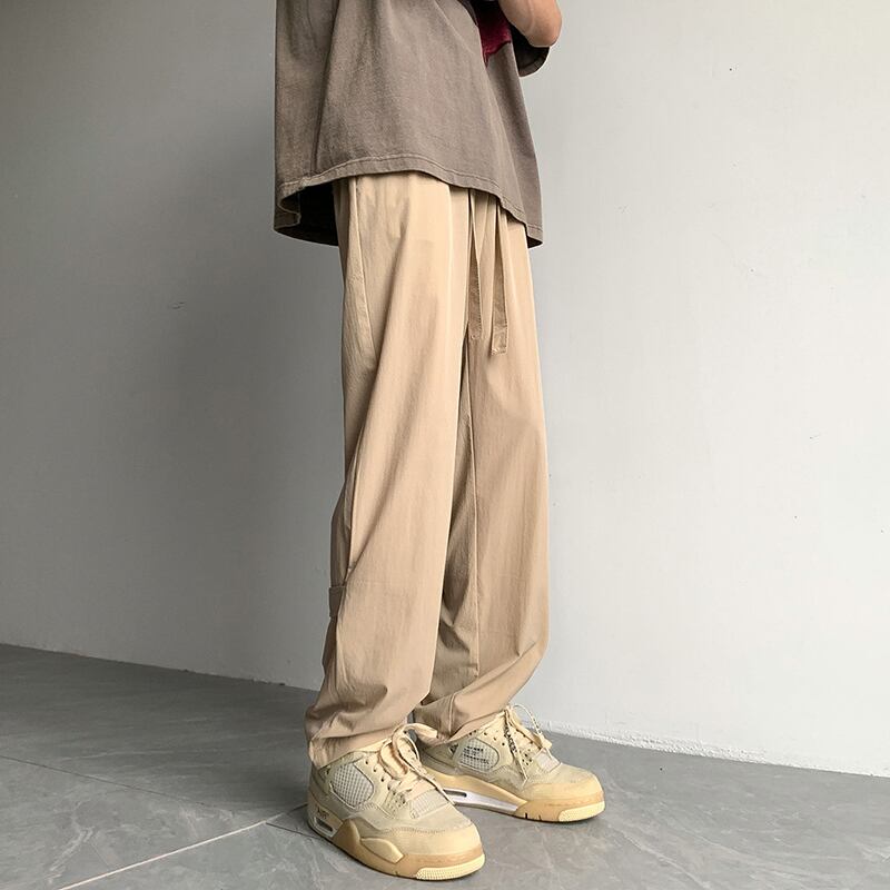 [BIGEMAN Series]★Casual Pants★ 2color Bottoms Pants Thin Men's Large Size Simple