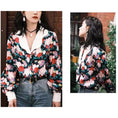 Load image into Gallery viewer, [Young girl series] ★Retro Shirt★ Tops Floral Shirt Print Women's Easy to match S M L XL
