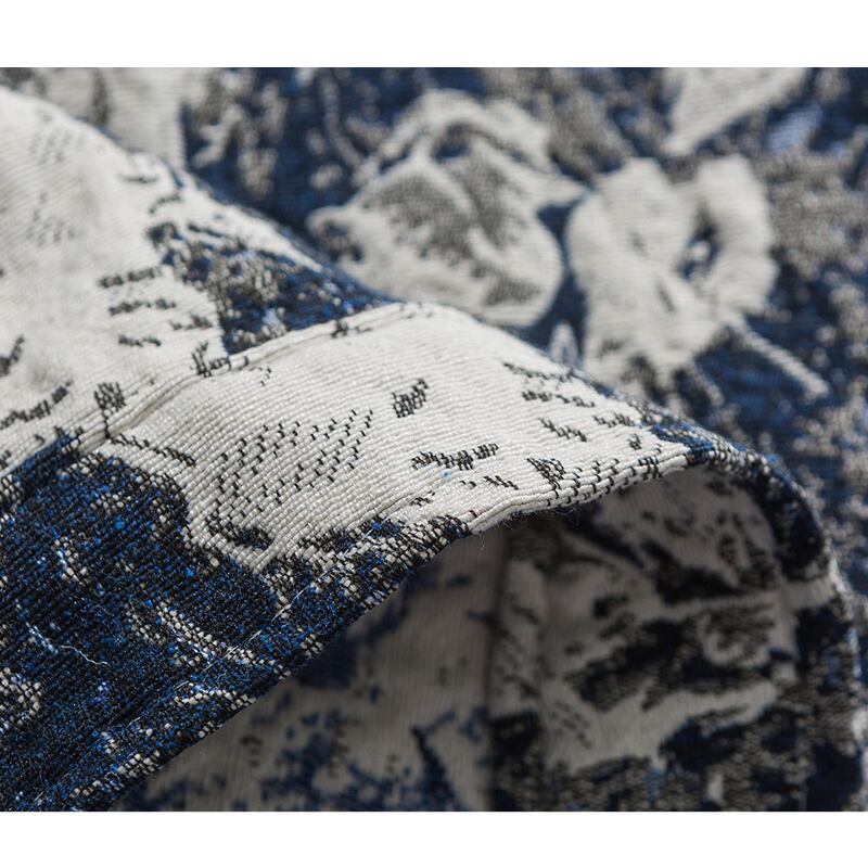 [BrokenBird Series]★Jacket★ Outerwear Unisex Men's Floral Pattern Blue Blue Cool