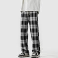 Load image into Gallery viewer, [GUIXIE Series] ★Casual Pants★ 2color Bottoms Trousers Unisex Men's Plaid Pattern Large Size Easy to Match
