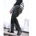 Load image into Gallery viewer, [Kokaisha---Evening time difference series]★Pants★Bottoms Denim pants Fleece lining Original Slimming SML XL
