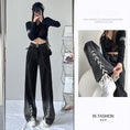 Load image into Gallery viewer, [YOUYAGE Series] ★Denim Pants★ Bottoms Trousers Casual Gradient Ladies Black Black
