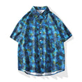 Load image into Gallery viewer, [Fujiiman Series] ★Tops★ Shirt 2color Unisex Men's Large Size Brown Blue Aloha Shirt
