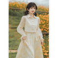 Load image into Gallery viewer, [Bonkaman Series] ★China-style dress★ Improved cheongsam dress, elegant wedding date, chinese button SML
