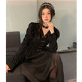 Load image into Gallery viewer, [ZUOXIAOJIE series]★Setup, single item order★ Tops or skirts, slimming, cheap, cute, black, black
