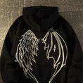 Load image into Gallery viewer, [Baraba series] ★Fleece-lined hoodie★ 2color tops unisex men's casual wings red black
