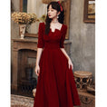 Load image into Gallery viewer, [Bride Story Series] ★Coming of Age Dress★ One Piece Party Dress Wedding Red Large Size SML LL 3L Fashion
