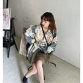 Load image into Gallery viewer, [Hanazono store series]★Shirt★ Tops Oil painting style Retro Unique design Cute Loose fashion Commuting Date
