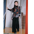 Load image into Gallery viewer, [Kokaisha --- Inkaku series]★China style pants★Bottoms Gaucho pants Original Black Black SML XL
