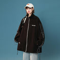 Load image into Gallery viewer, [Fujiiman Series] ★Jacket★ Outerwear 3color switching gray black white unisex easy to match
